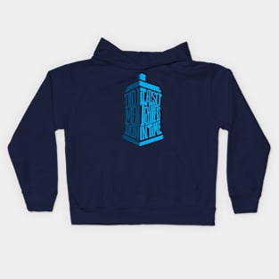 It also travels in time Kids Hoodie